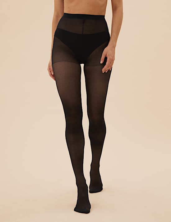 2pk 15 Denier Medium Support Sheer Tights