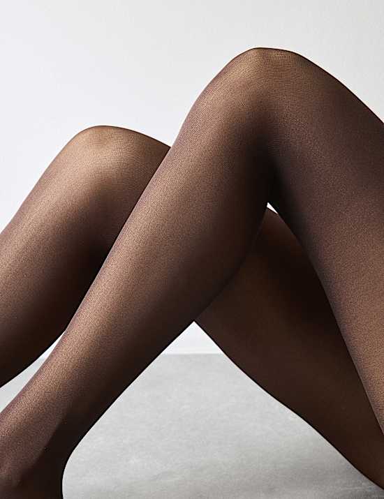 Lot de 2 paires de collants opaques 40 deniers