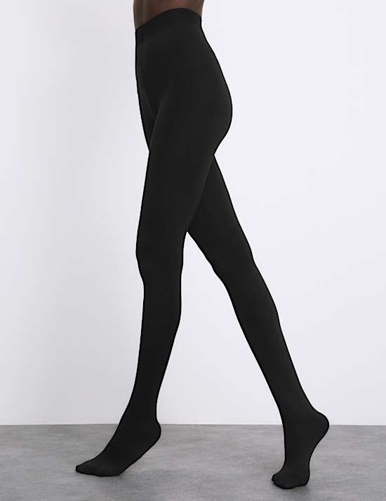 Collants 100 deniers de qualité supérieure à finition veloutée