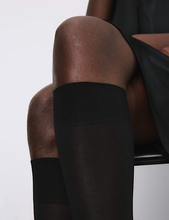 2pk Silky Soft Knee Highs
