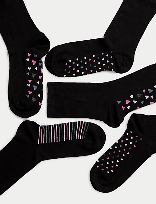 Pack de 5 pares de calcetines hasta el tobillo