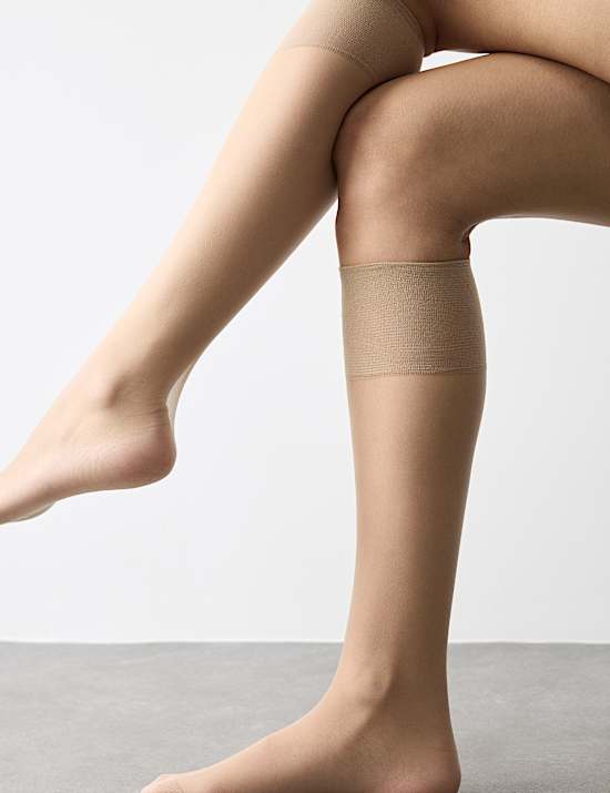 5pk 10 Denier Ladder Resist Matt Knee Highs