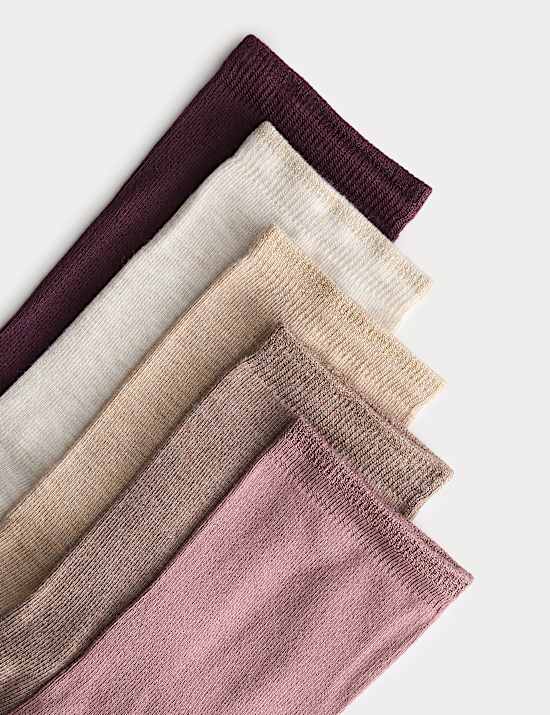 Pack de 5 pares de calcetines hasta el tobillo supersuaves