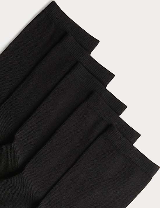 Pack de 5 pares de calcetines hasta el tobillo supersuaves en bloque de color