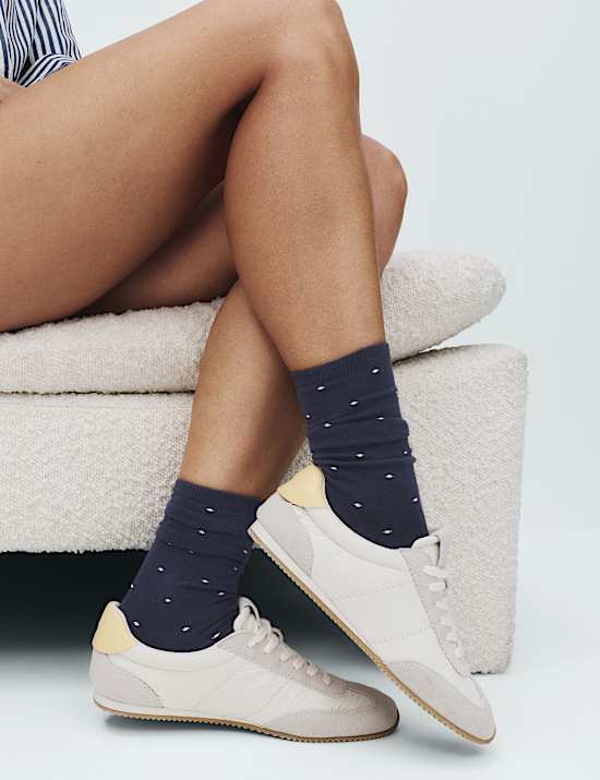 3 Pack Supersoft Spot Crew Socks