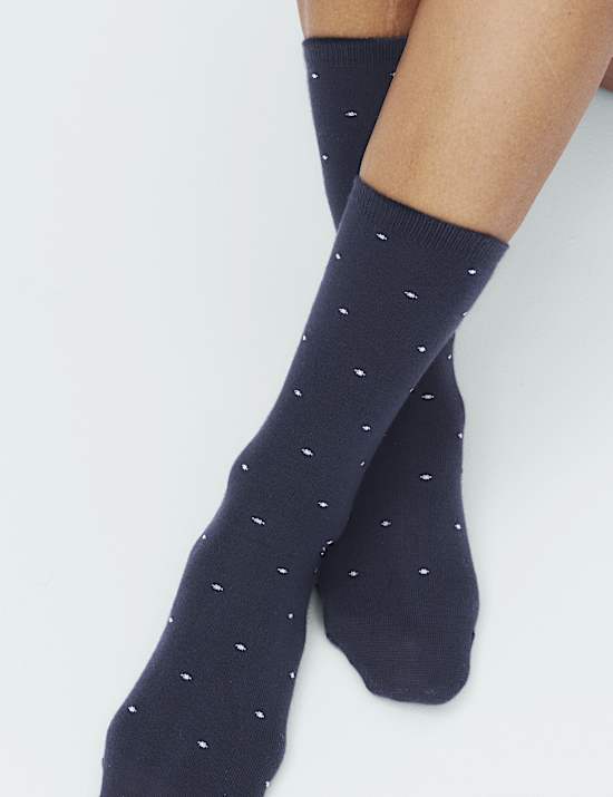 3 Pack Supersoft Spot Crew Socks