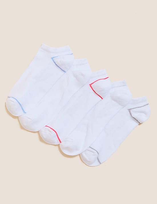 5pk Cotton Rich Trainer Liner Socks&trade;
