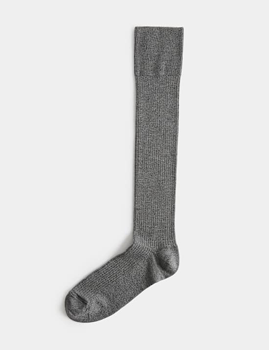 Supersoft Ribbed Knee High Socks
