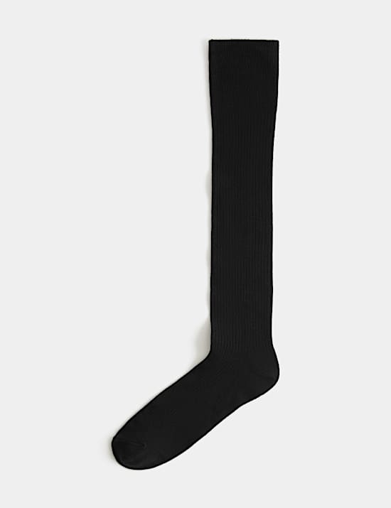 Supersoft Ribbed Knee High Socks