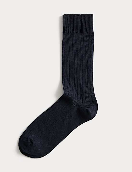 Chaussettes en coton c&ocirc;tel&eacute;