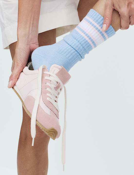 2 Pack Cotton Rich Sporty Crew Socks