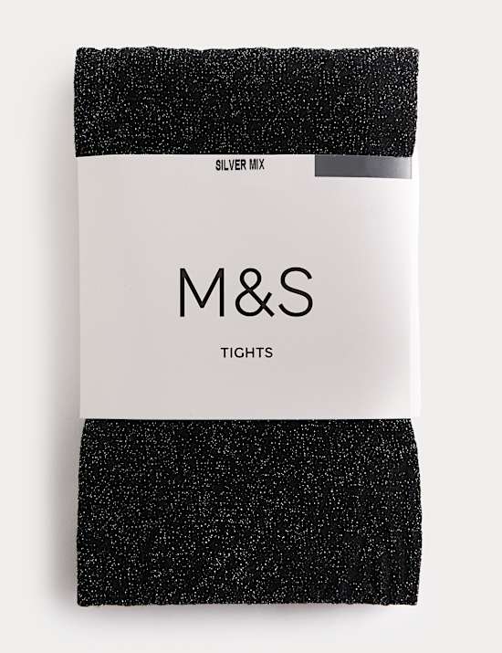 All Over Glitter Opaque Tights