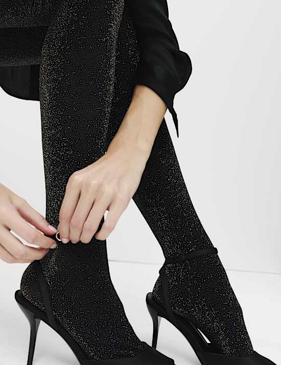 All Over Glitter Opaque Tights
