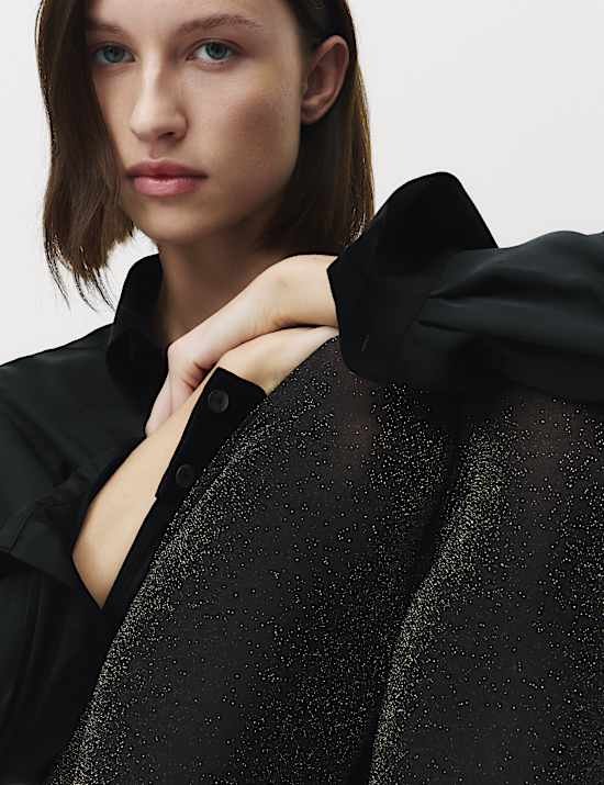 All Over Glitter Opaque Tights