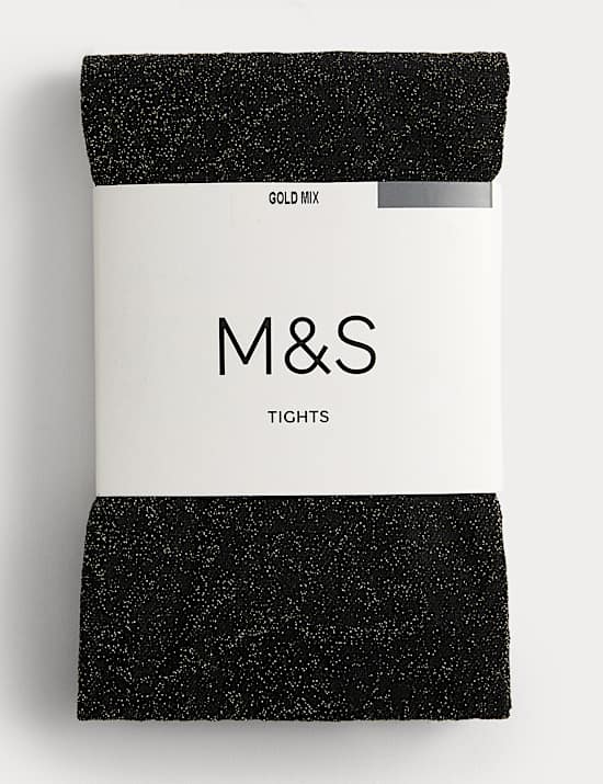 All Over Glitter Opaque Tights