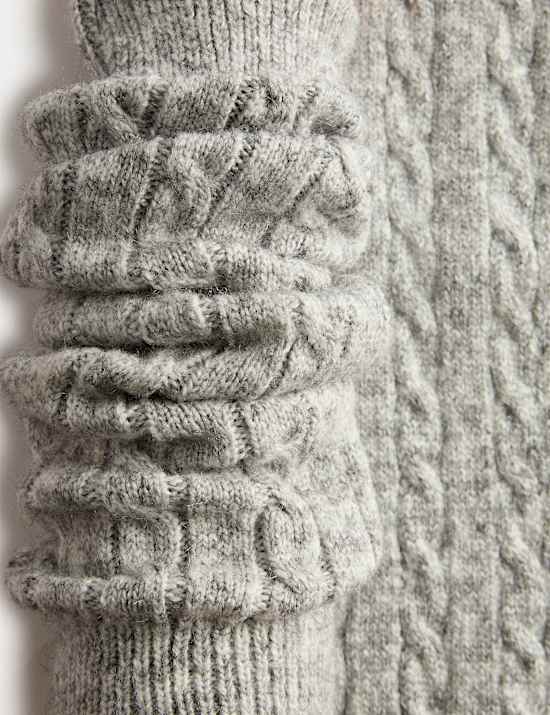 Cable Knit Leg Warmers