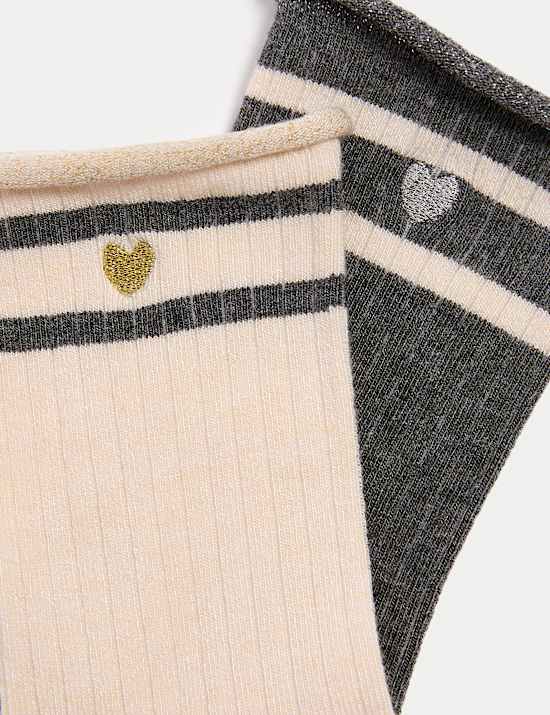 2pk Sumptuously Soft™ Ankle High Socks