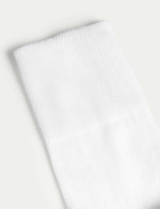 5pk Cotton Rich Soft Top Ankle High Socks