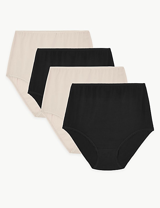 4pk Pure Cotton Full Briefs