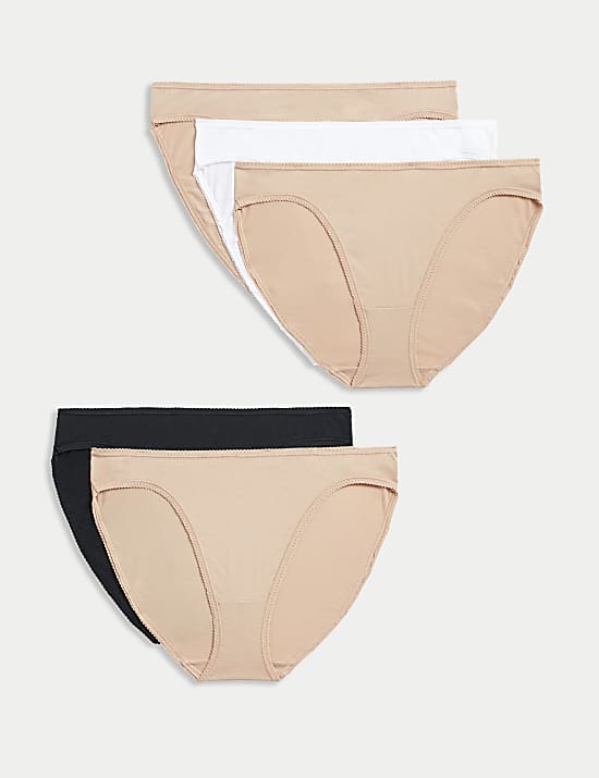 5 Pack Cotton Mix Knickers