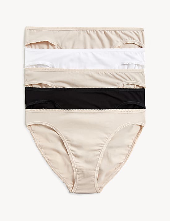 5 Pack Cotton Mix Knickers