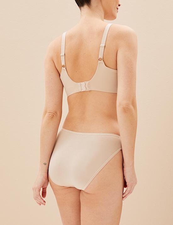 5pk Cotton Rich High Leg Knickers