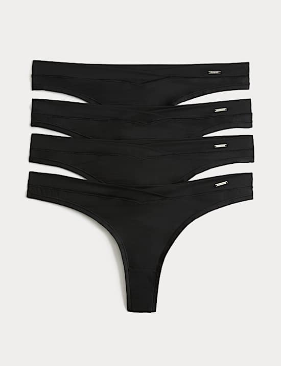 4 Pack Flexifit&trade; Thongs