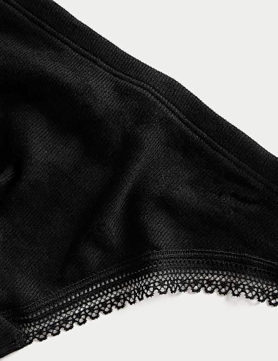 Lot de 2 strings en coton côtelé