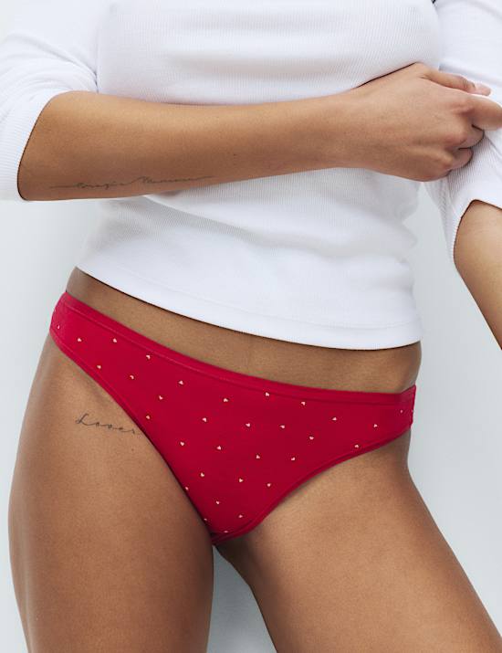 5pk No VPL Cotton Modal Brazilian Knickers