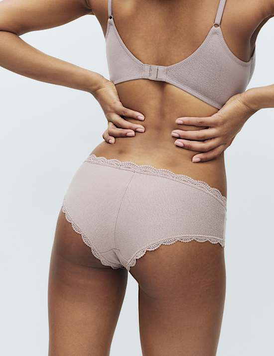 Lot de 3 culottes taille basse en coton