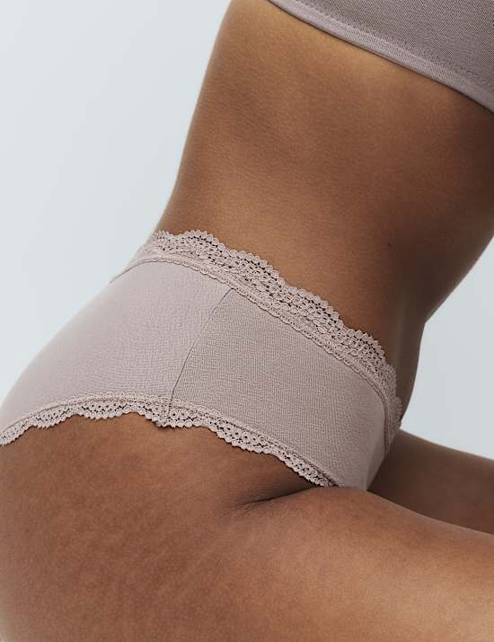 Lot de 3 culottes taille basse en coton