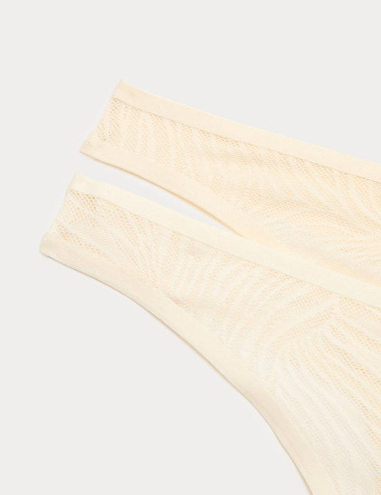 2er-Pack Body Invisibles&trade; Tangas mit Spitze