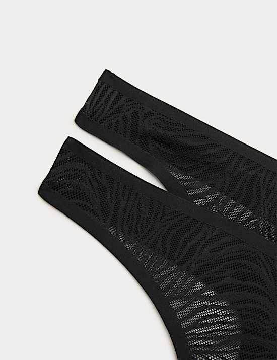 2 Pack Body Lace Thongs