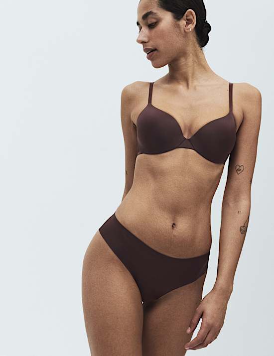 3 pack Body Invisibles&trade; No VPL Brazilian Knickers