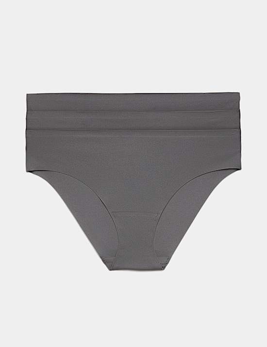 3 pack Body Invisibles&trade; No VPL Brazilian Knickers