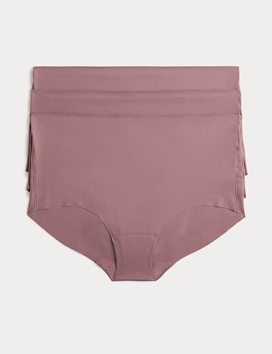 3pk No VPL High Rise Knicker Shorts