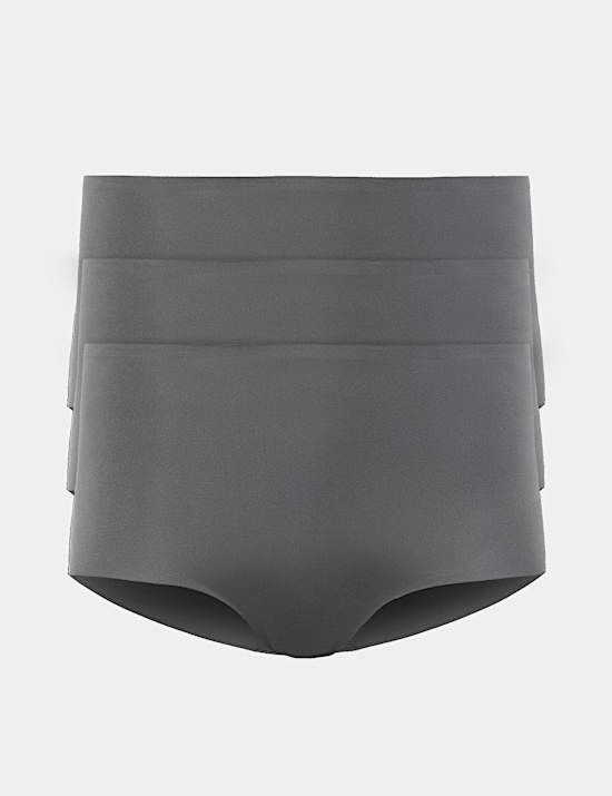 3 pack Body Invisibles&trade; No VPL High Rise Knicker Shorts