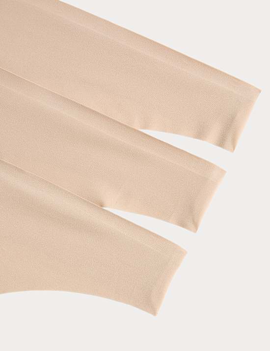 3pk Cotton No VPL Thongs