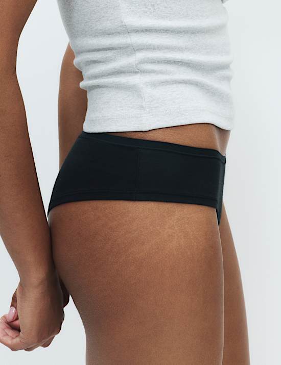 5 Pack Cotton Modal Hipster Knickers