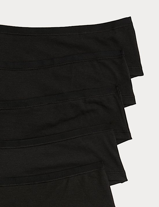 5 Pack Cotton Modal Hipster Knickers