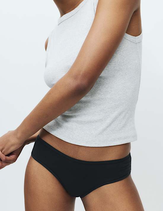 5 Pack Cotton Modal Hipster Knickers