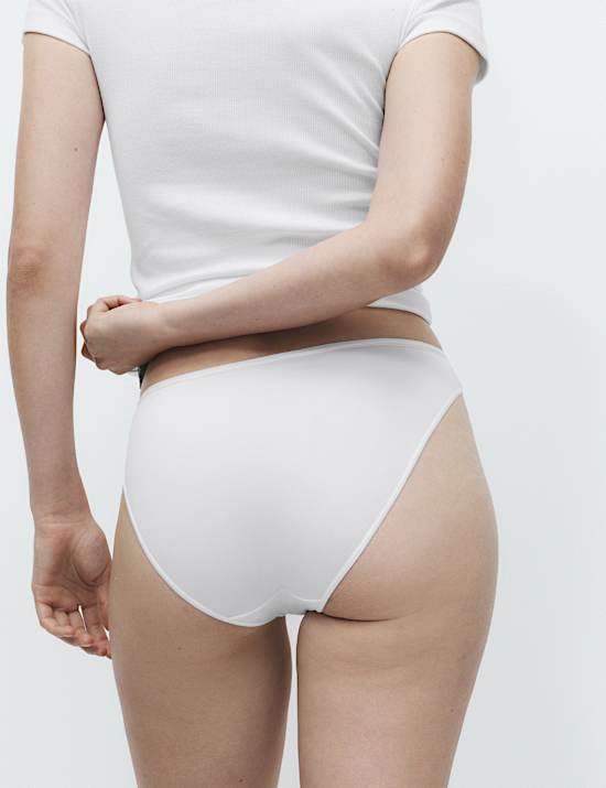 7 Pack Microfibre High Leg Knickers