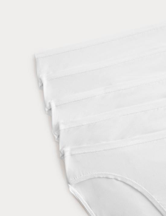 5er-Pack Mikrofaser-Slips mit hoch ausgeschnittenem Bein