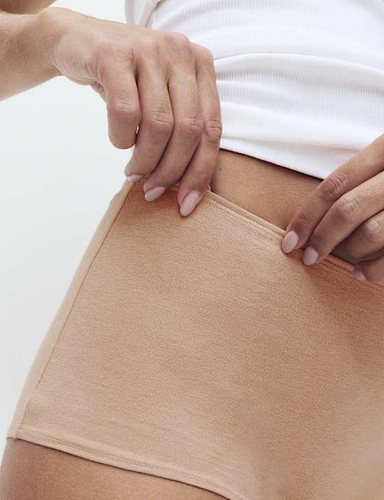 5 Pack Pure Cotton High Rise Shorts