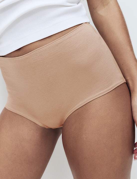 5 Pack Pure Cotton High Rise Shorts
