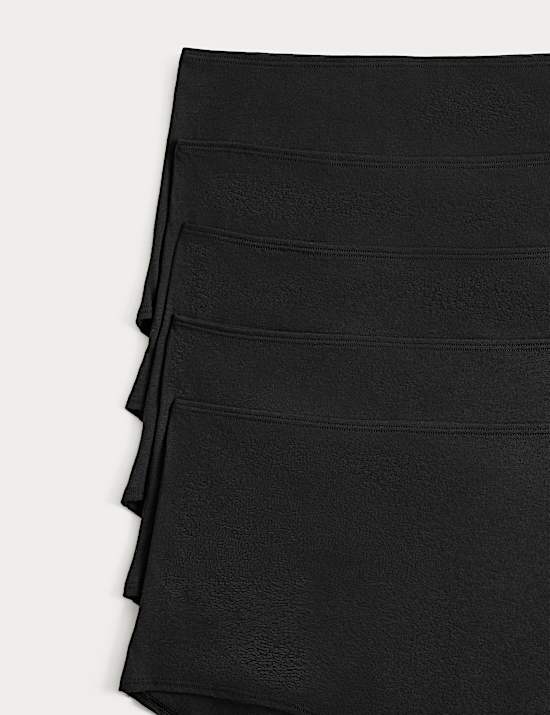 5 Pack Pure Cotton High Rise Shorts