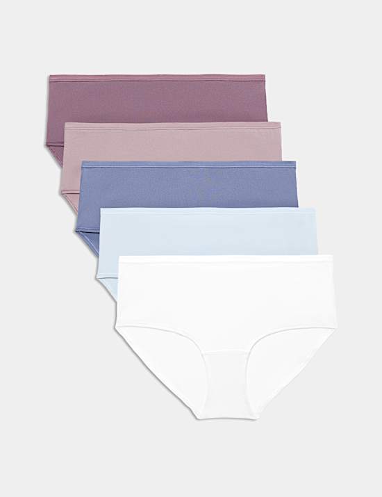 5pk Microfibre Low Rise Shorts