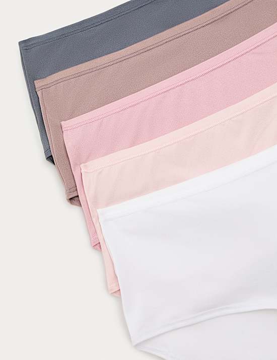 5pk Microfibre Low Rise Shorts