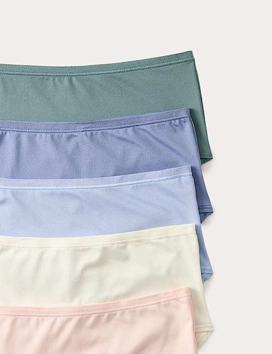 5pk Microfibre Low Rise Shorts