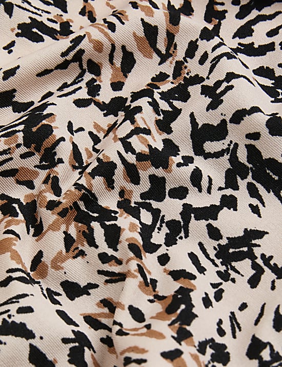 5pk No VPL Animal Print High Leg Knickers